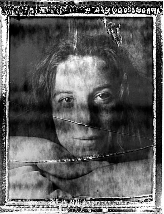 Alexandra Polaroid Type 55 Negative